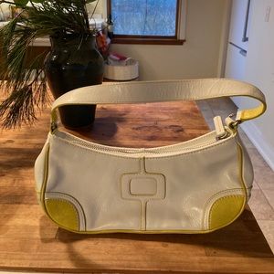 angela adams leather handbag